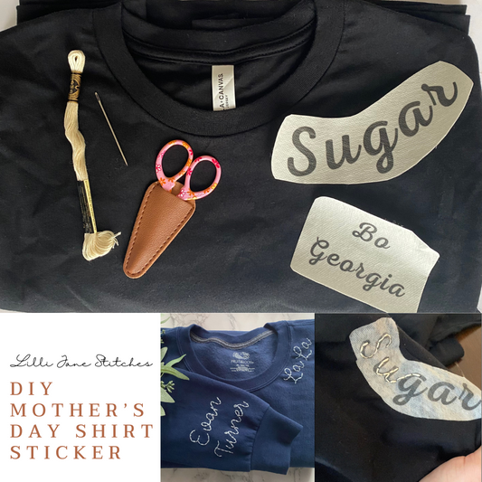 DIY Mother’s Day Shirt Sticker