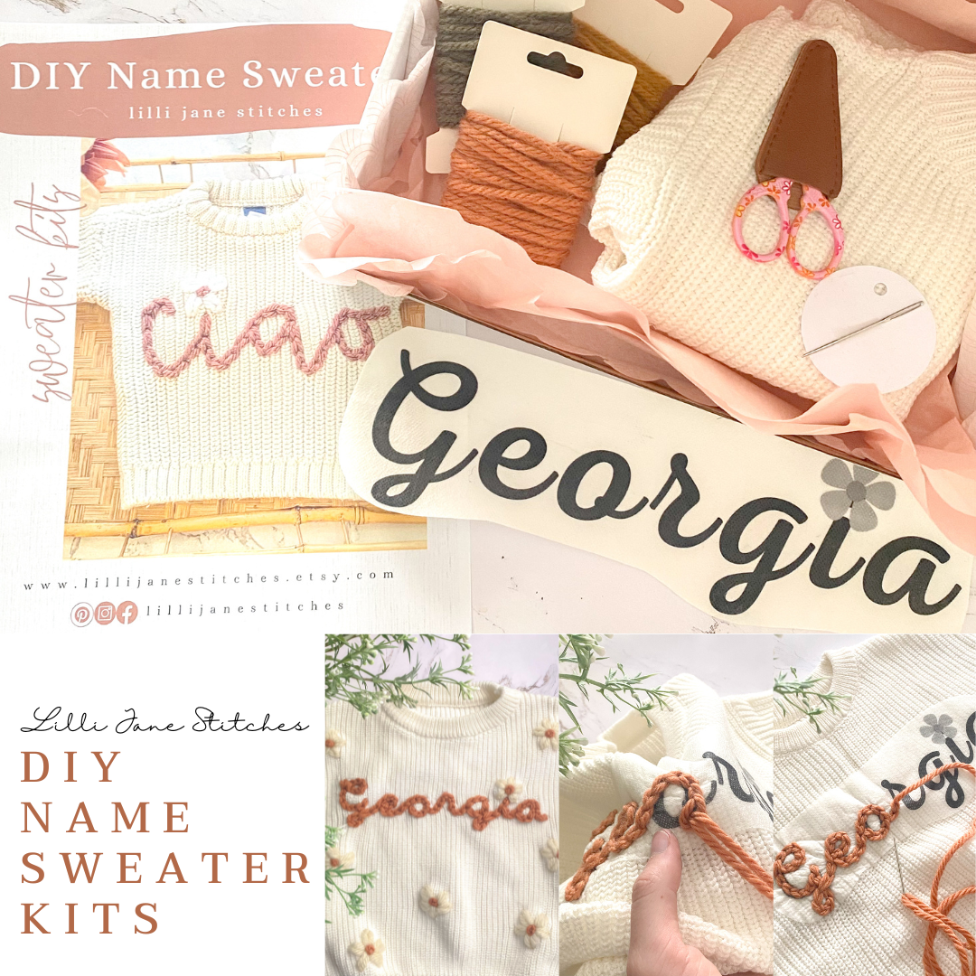 DIY Name Sweater Kit