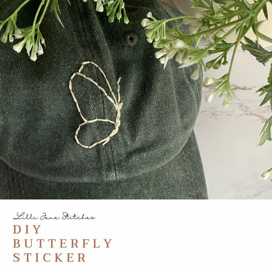 DIY Butterfly Sticker ONLY
